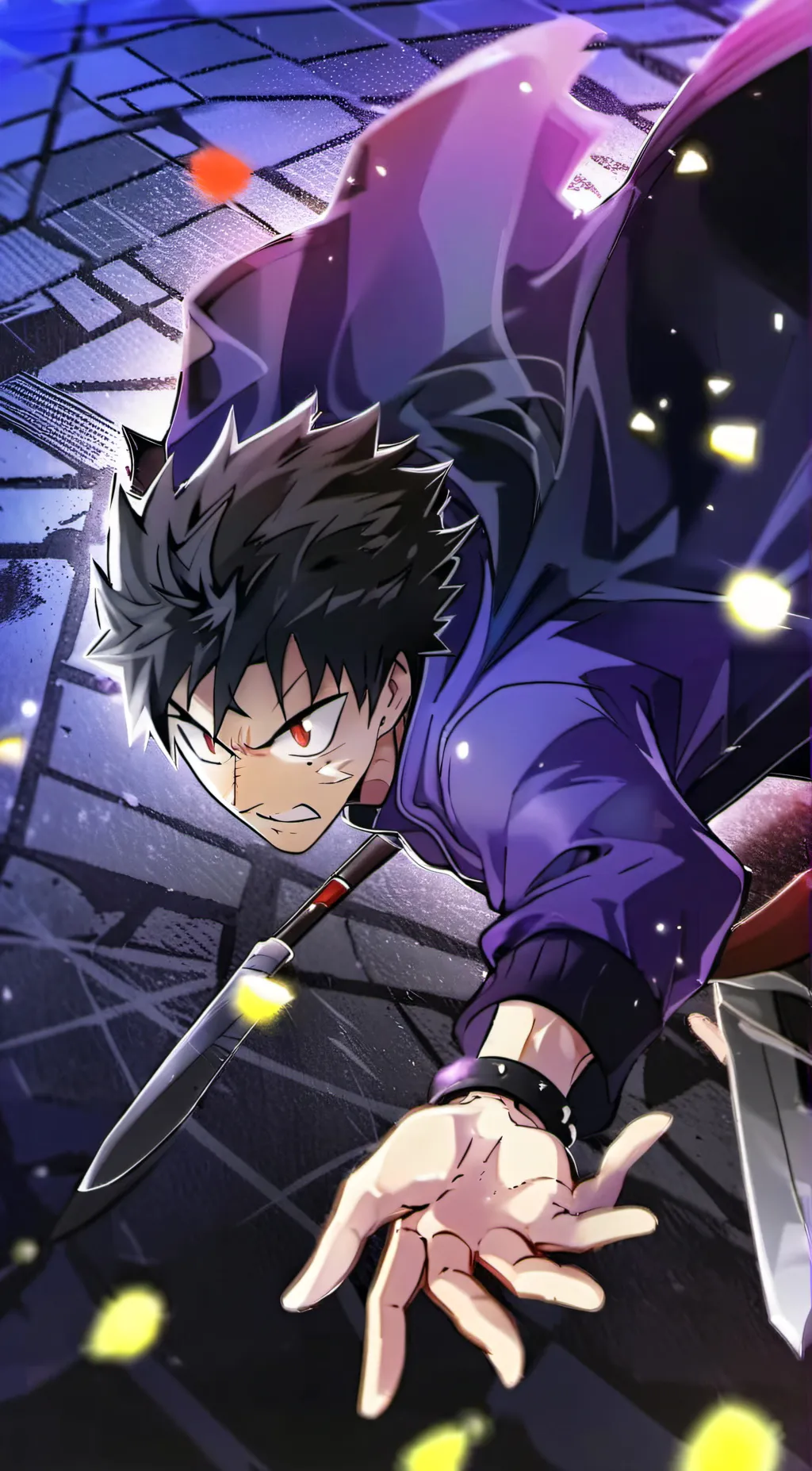 ai character: Fumikage Tokoyami background
