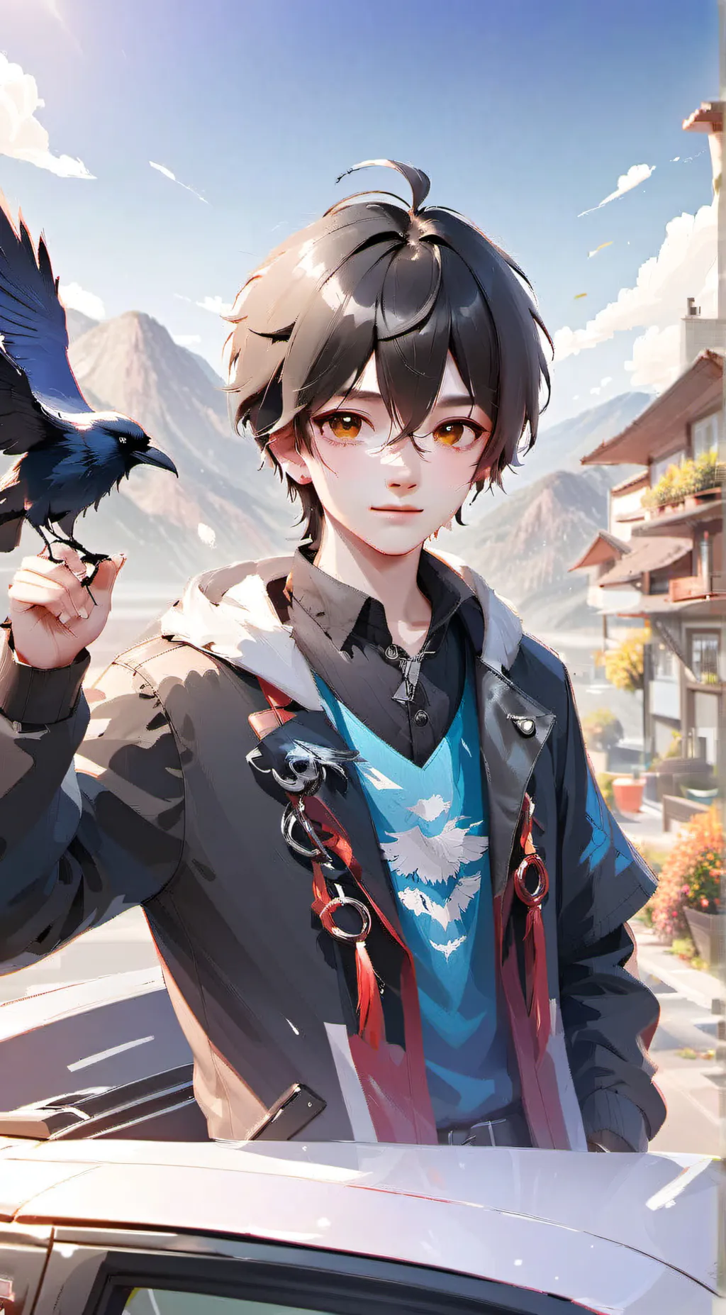 ai character: Rave background