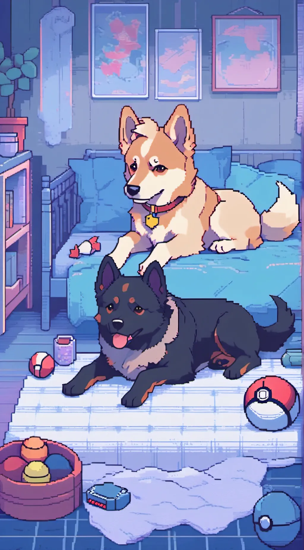 ai character: Alex & Alexa background