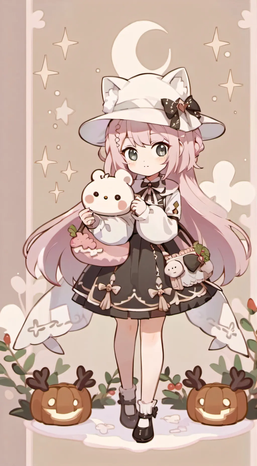 ai character: Penny nice witch  background
