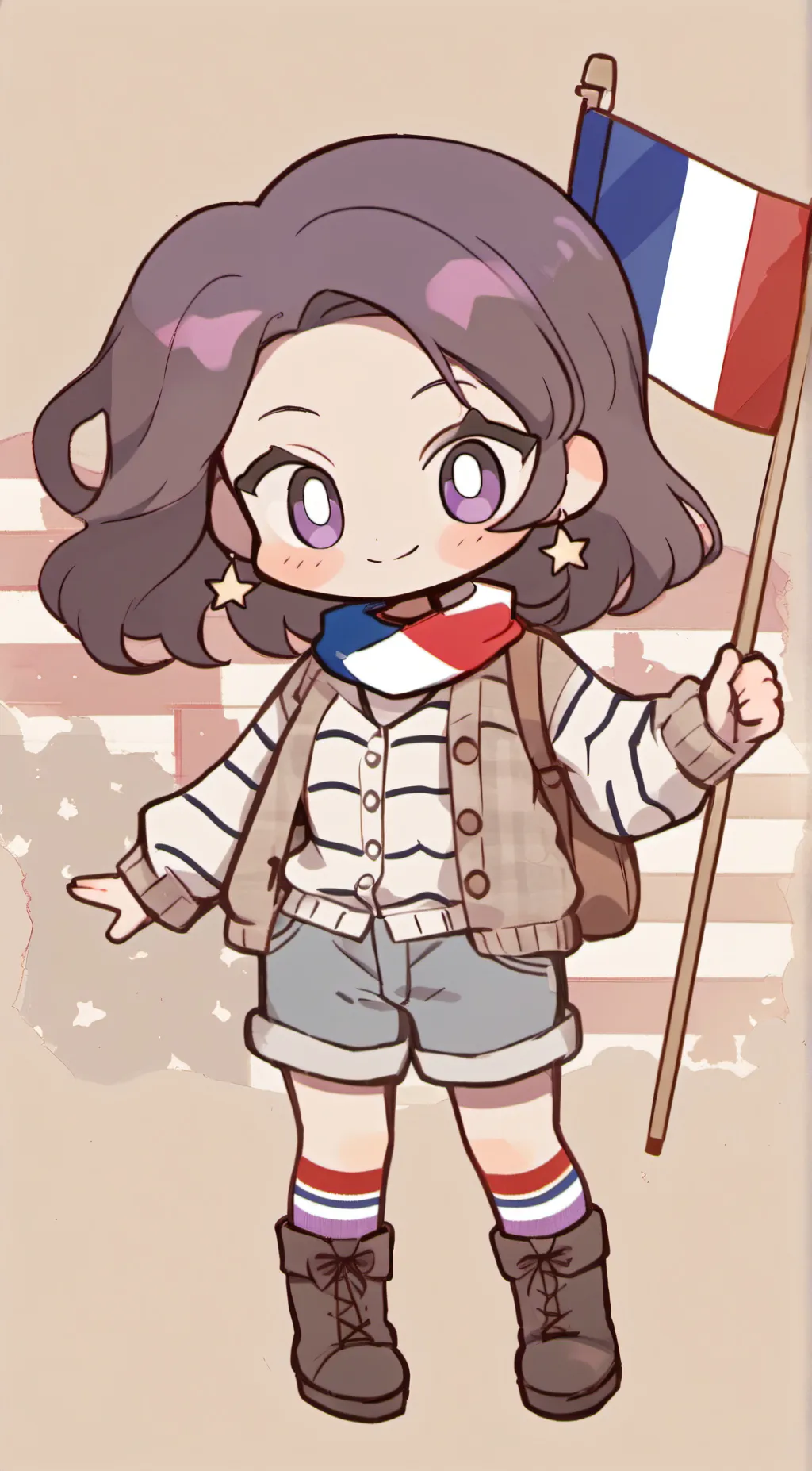 ai character: France background