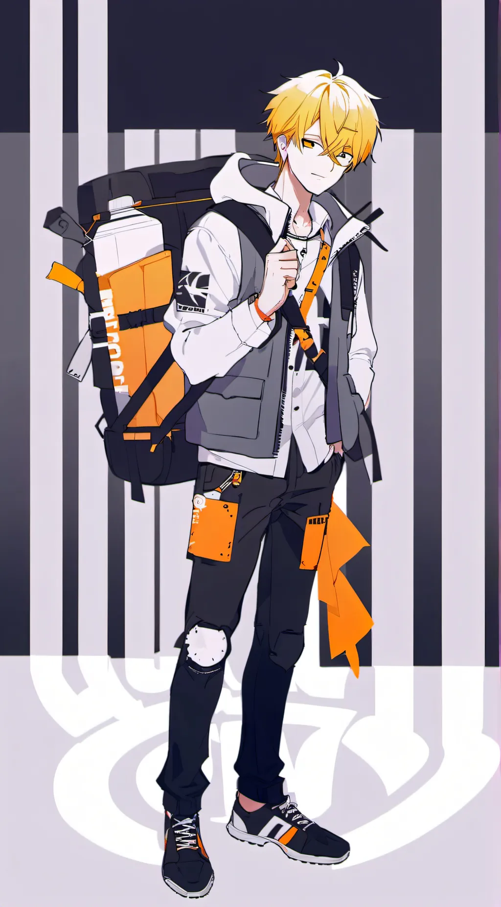 ai character: Leo background