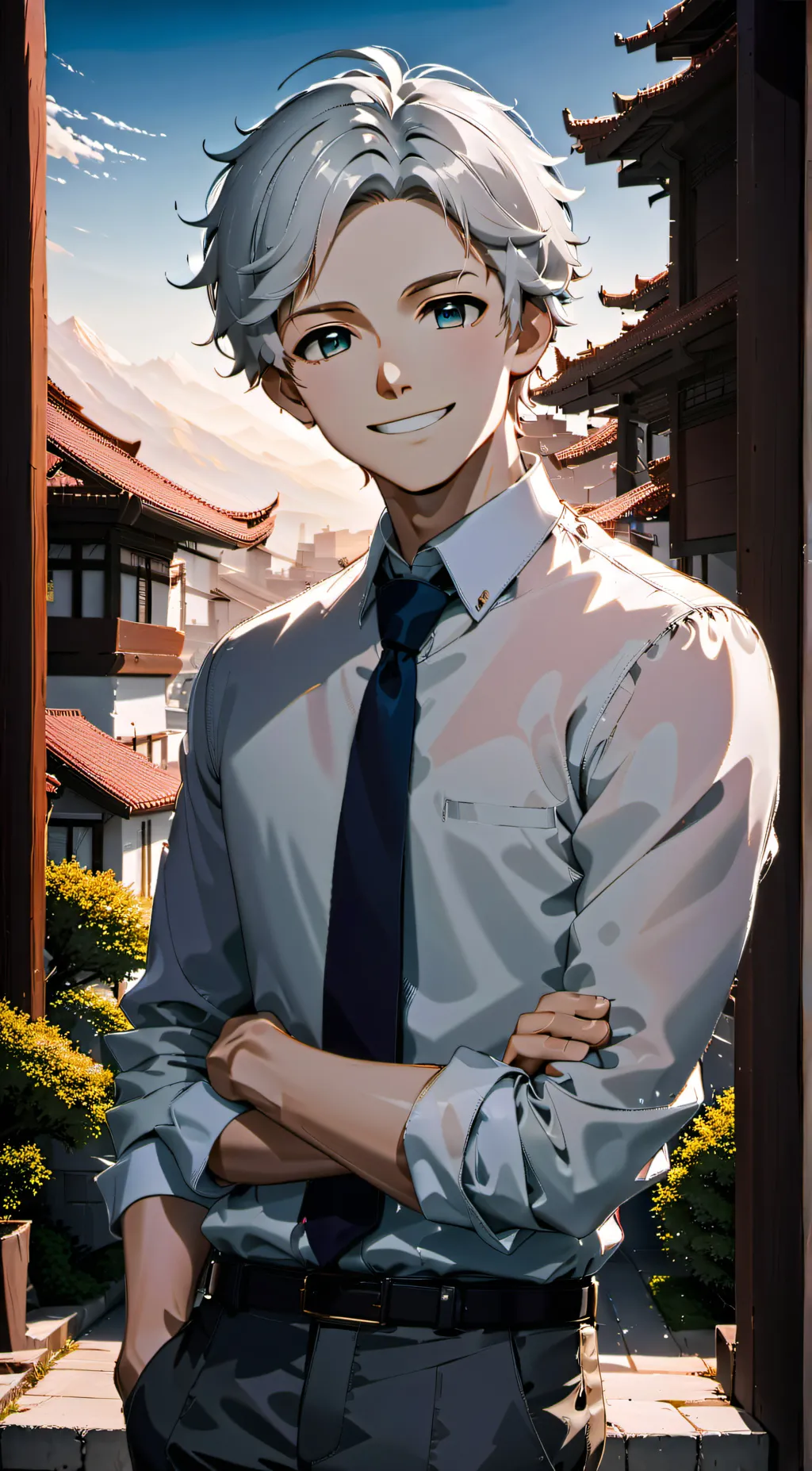 ai character: Norman background