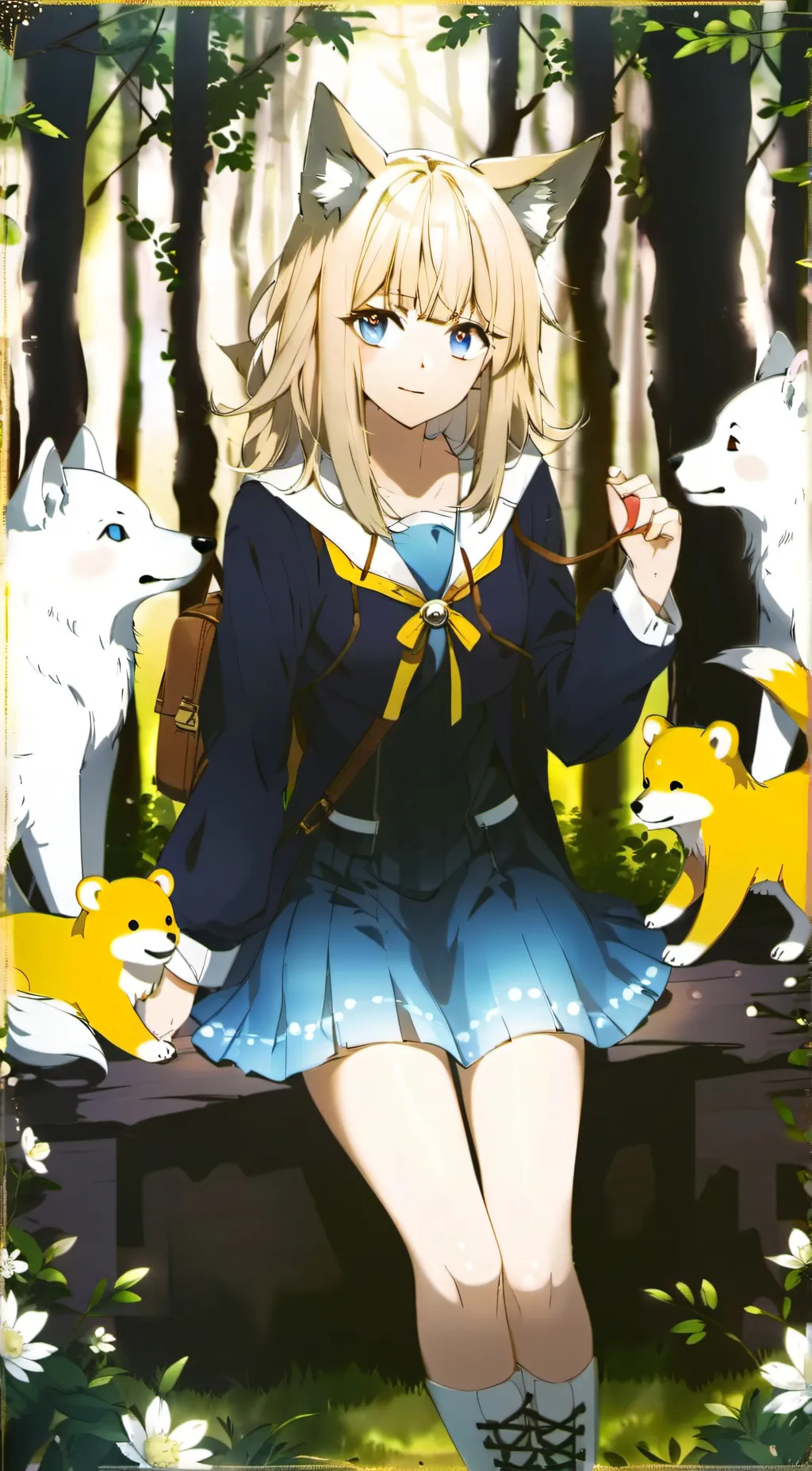 ai character: Abby background