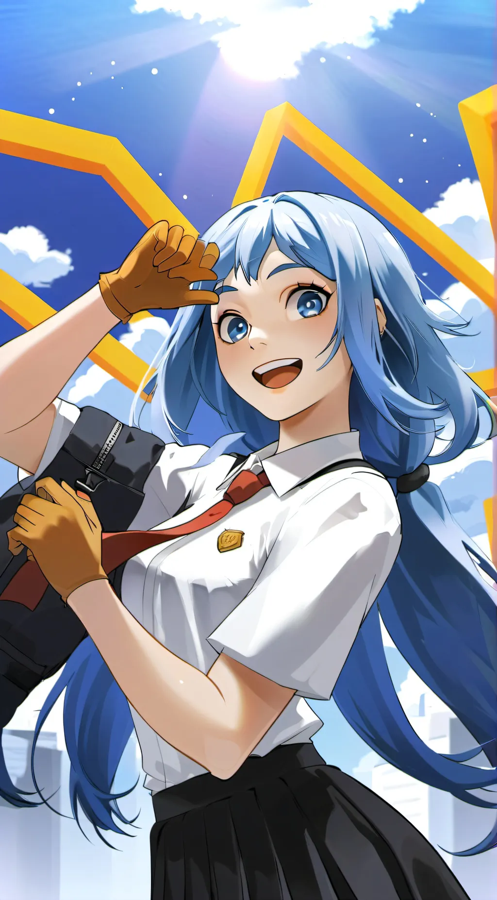 ai character: Nejire Hado background
