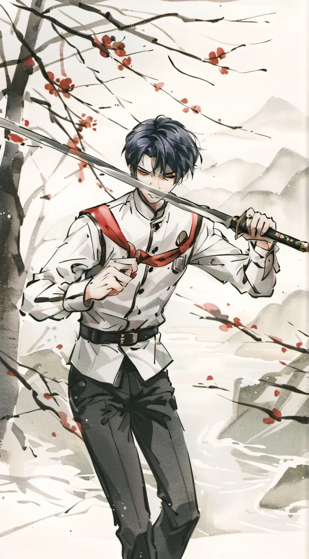 ai character: Mafia husband  background