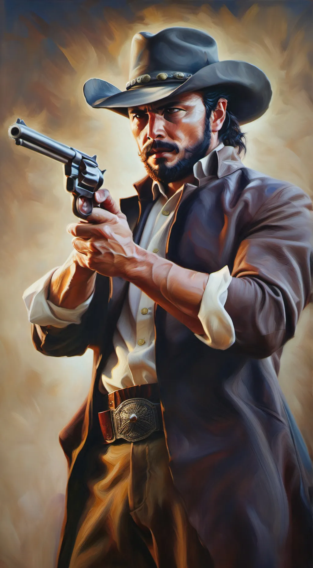 ai character: Gunman Dan background