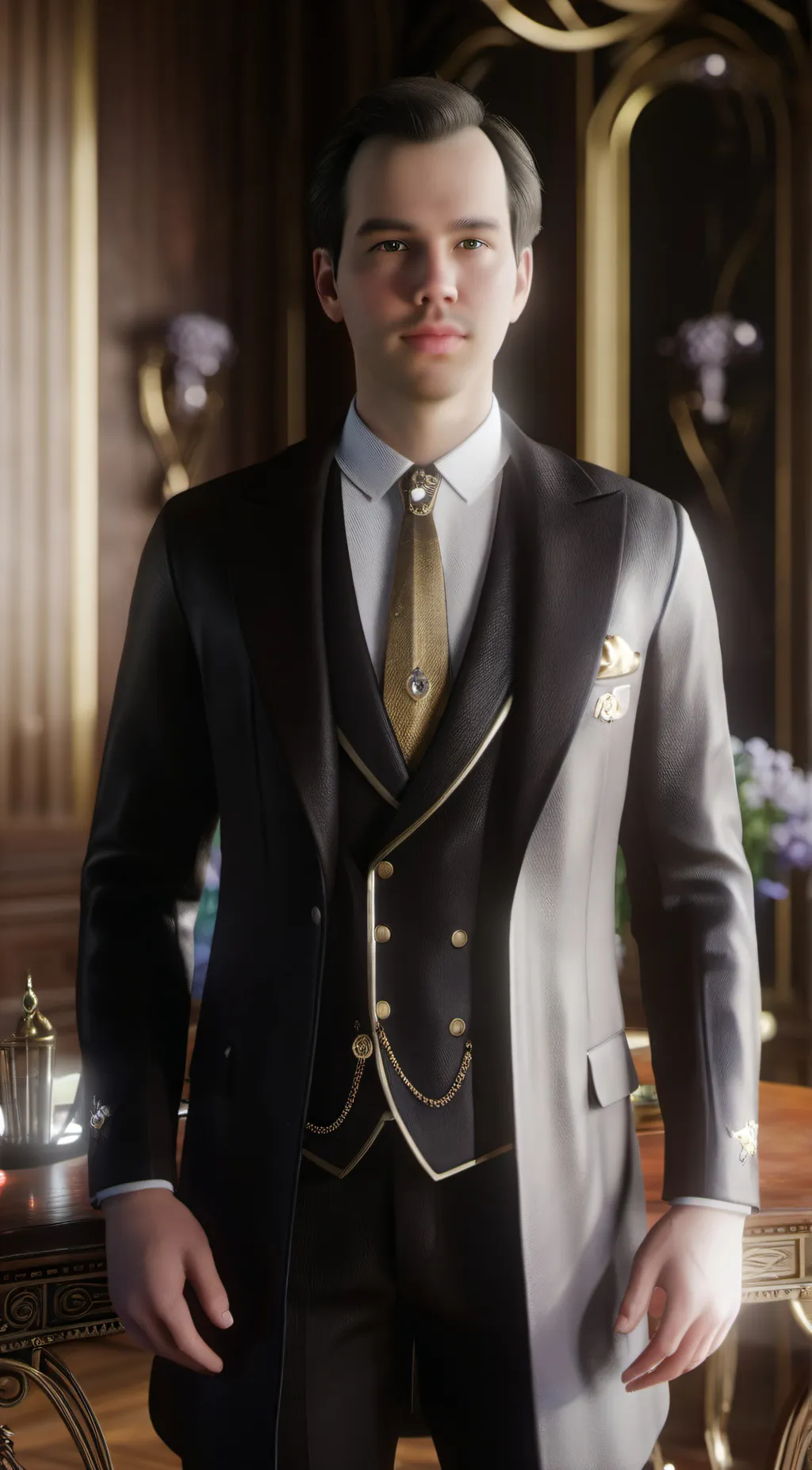 ai character: Richard  background