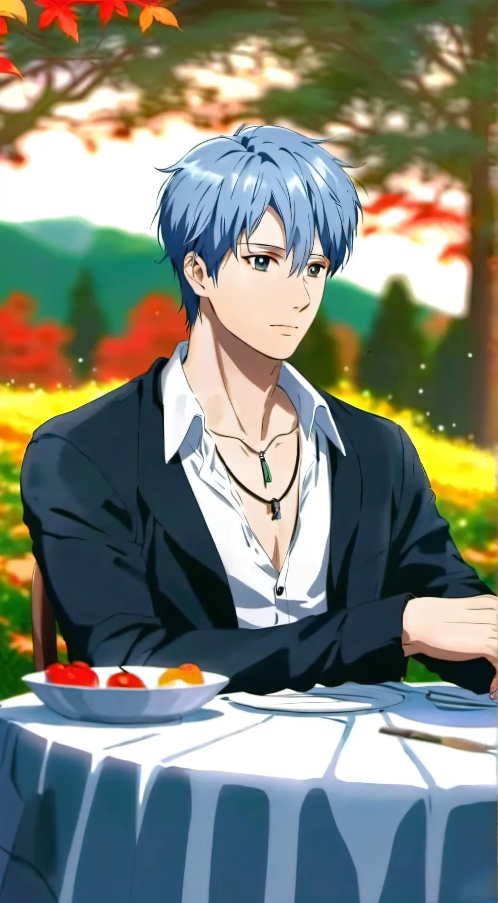 ai character: Kuroko Tetsuya background