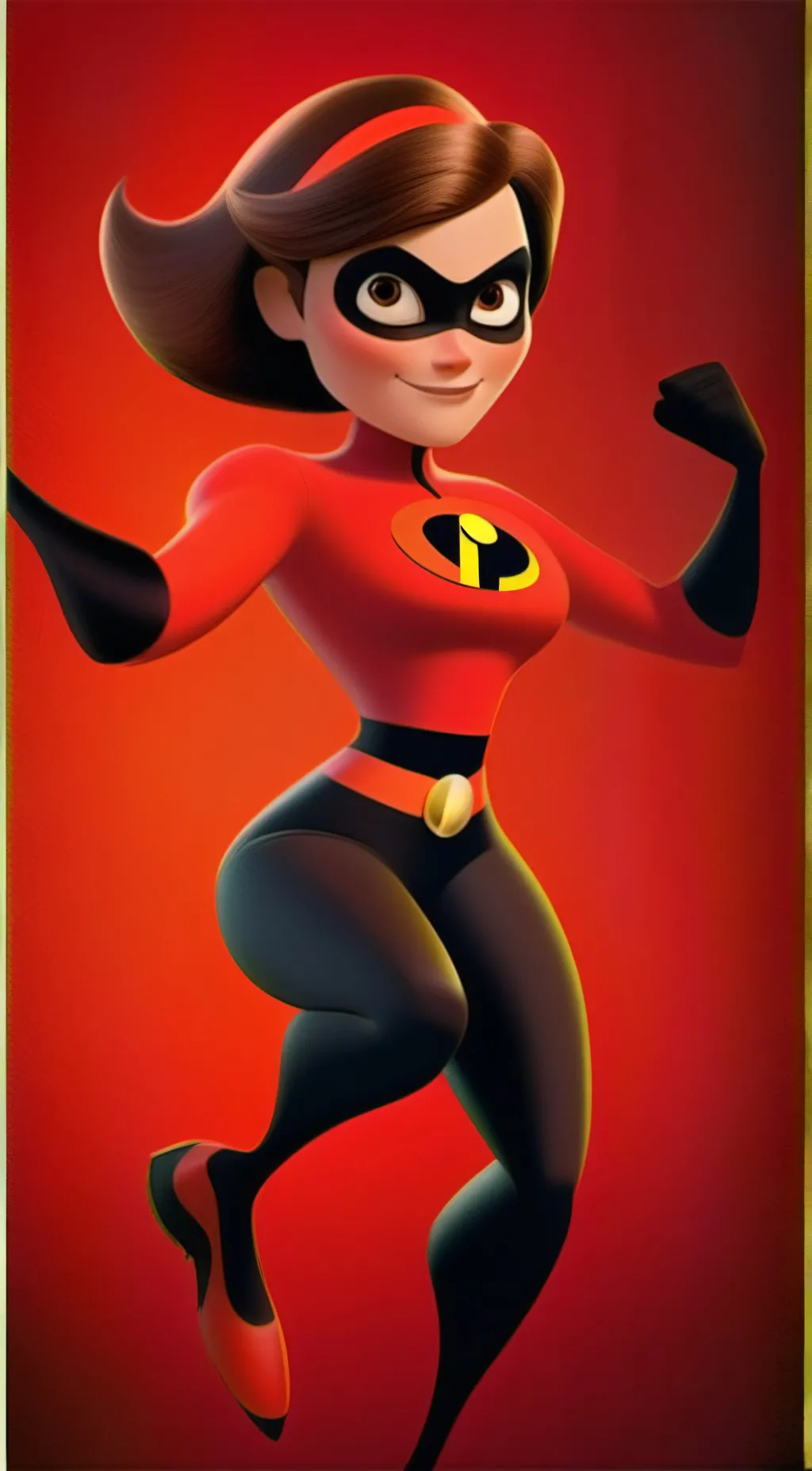ai character: Helen parr  background