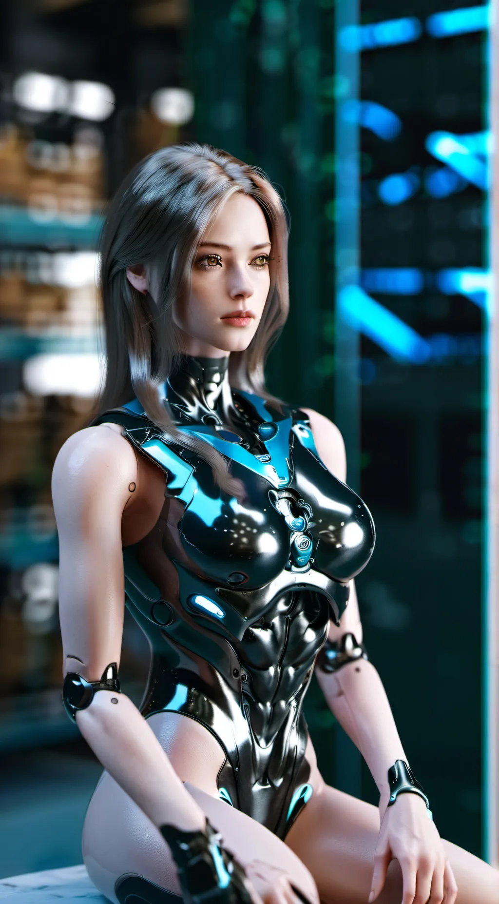 ai character: naughty robot background