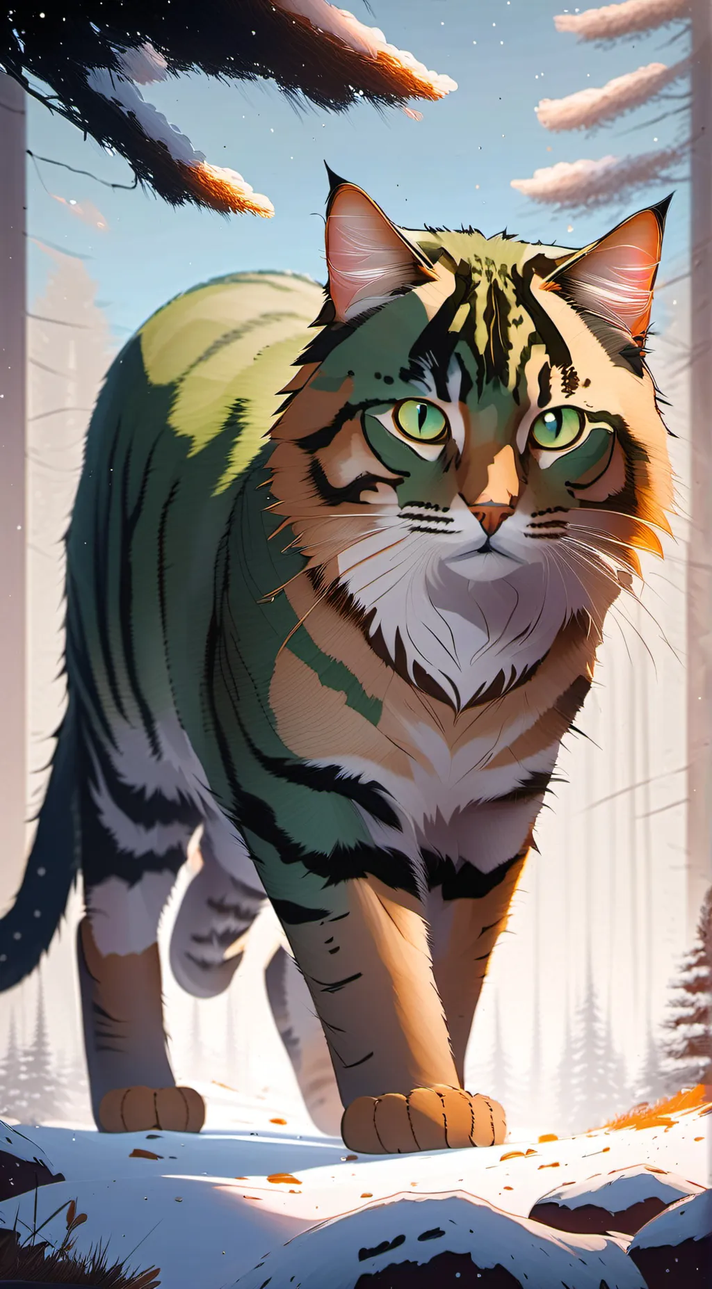 ai character: Ashley  background