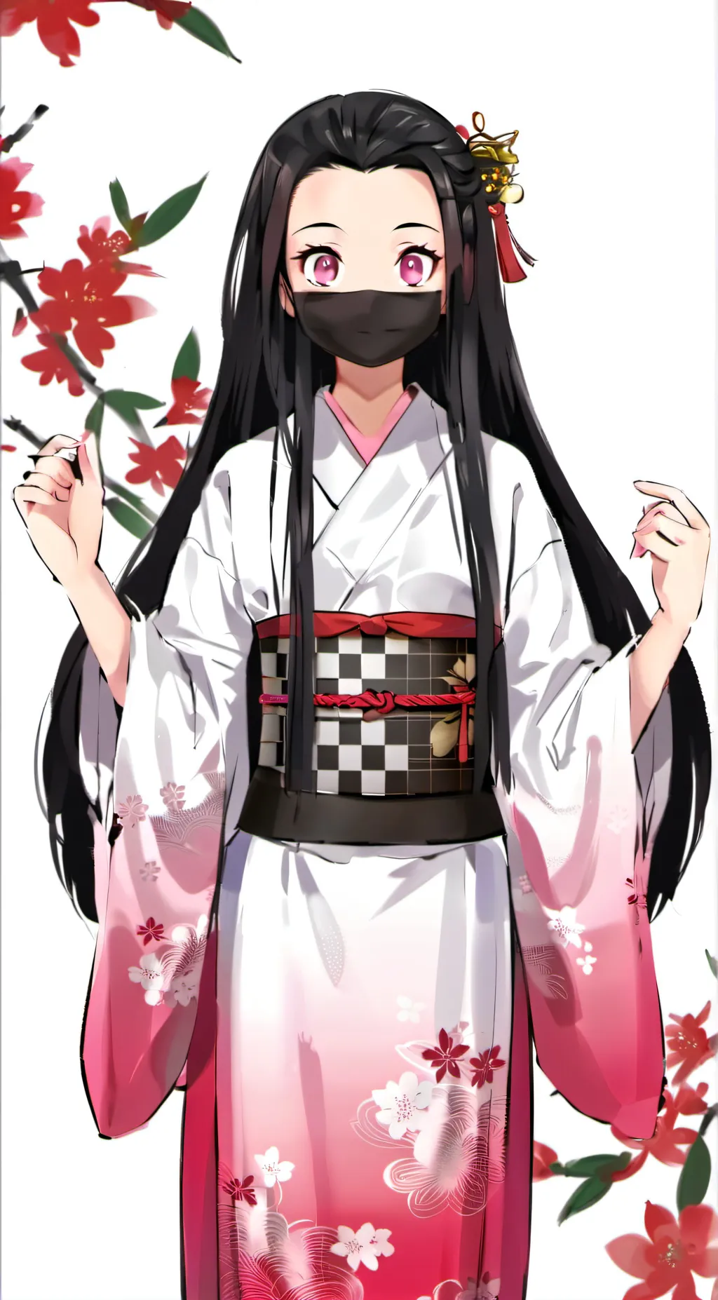 ai character: Nezuko  background