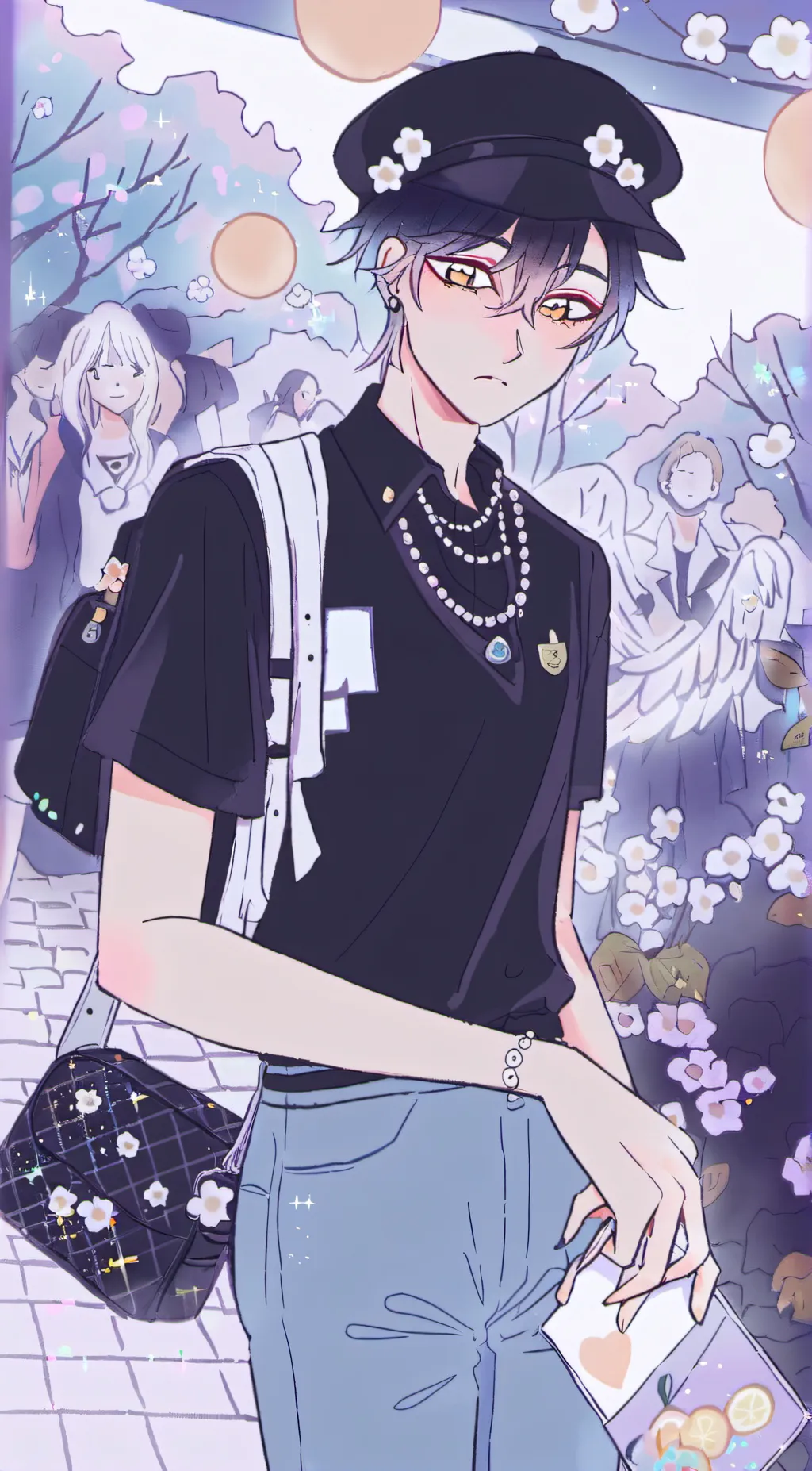ai character: Oliver  background