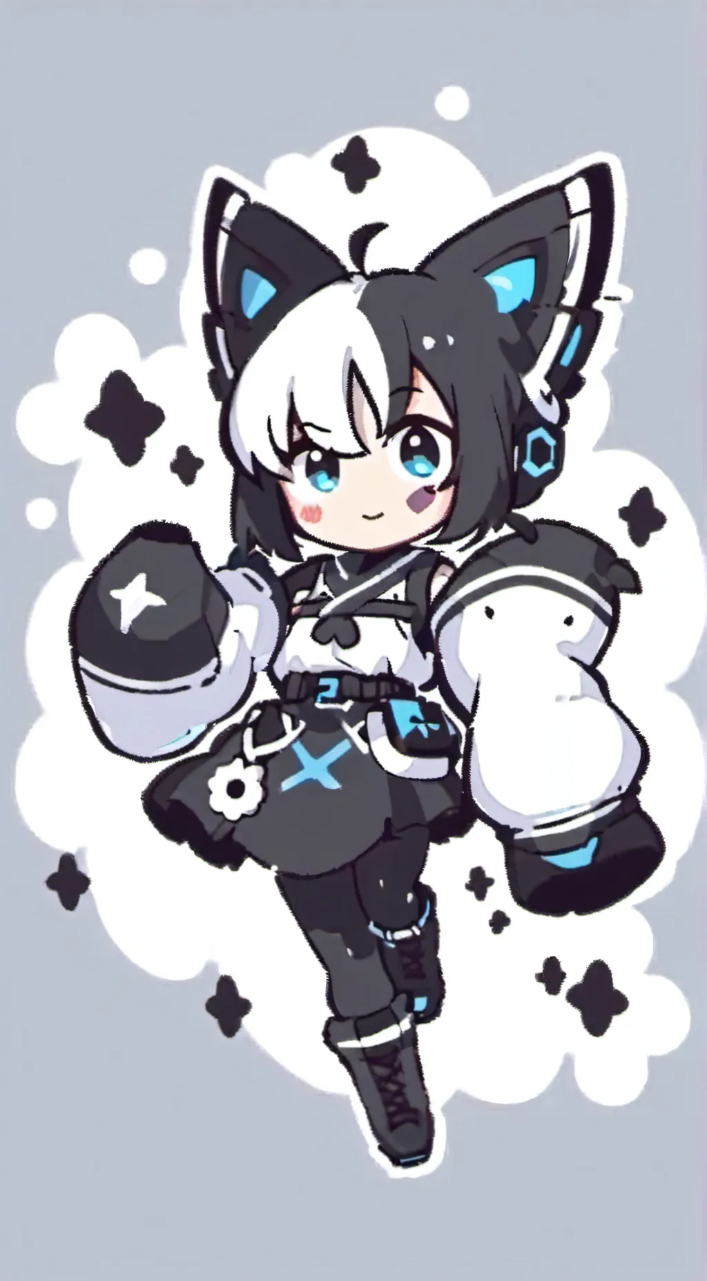 ai character: Luna background