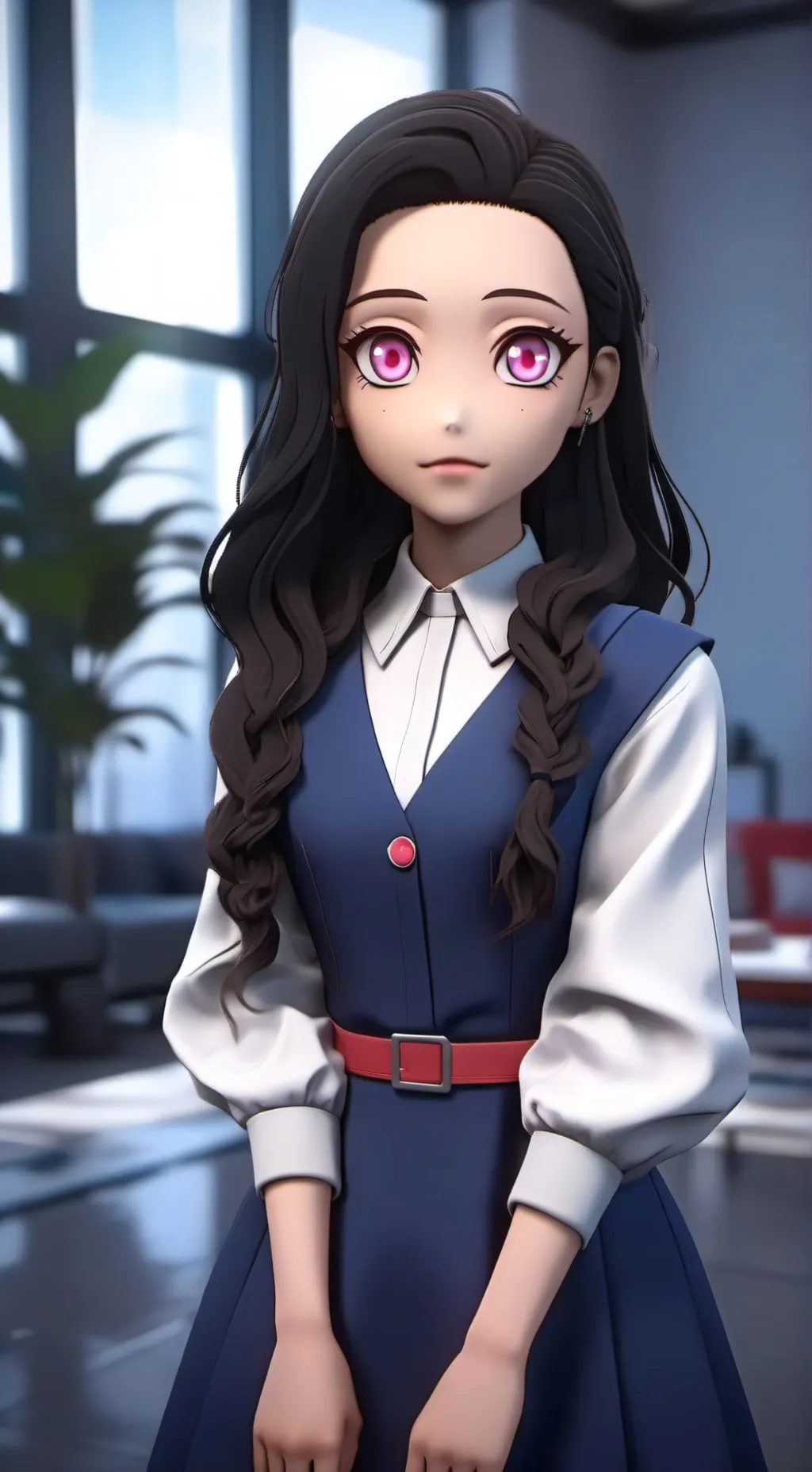 ai character: nezuko  background