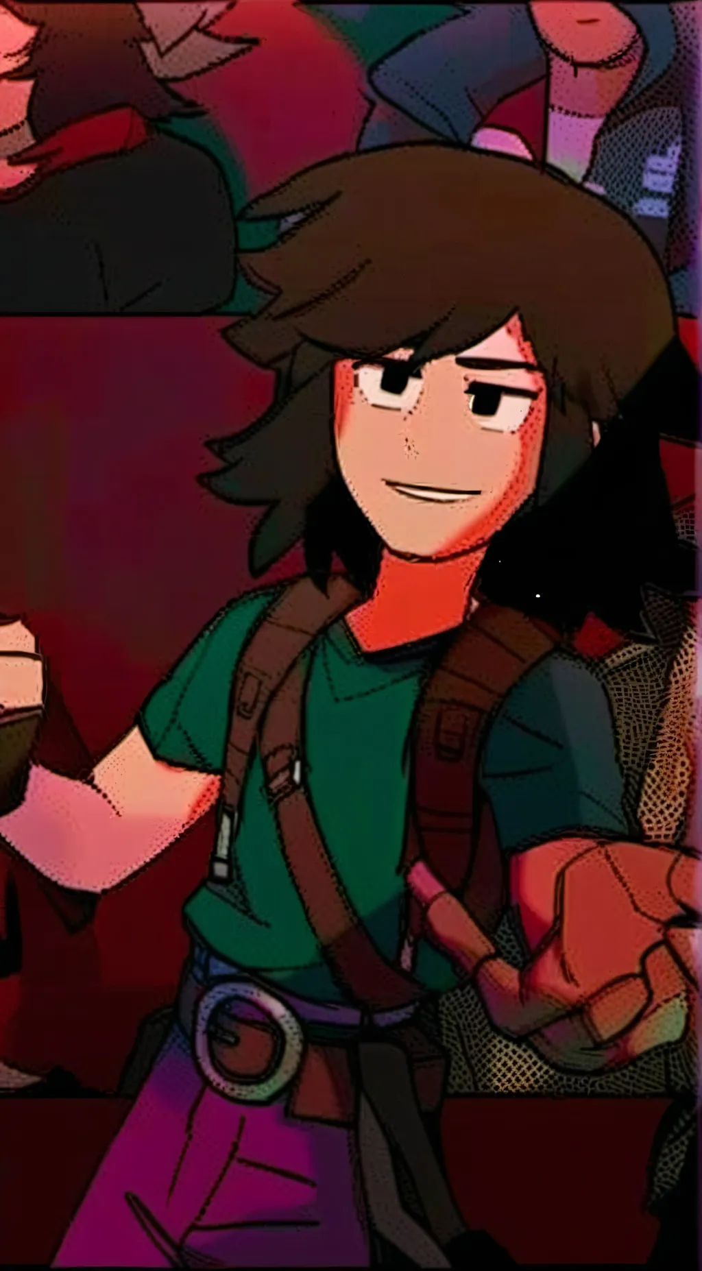 ai character: Charlie emily🤎💚 background