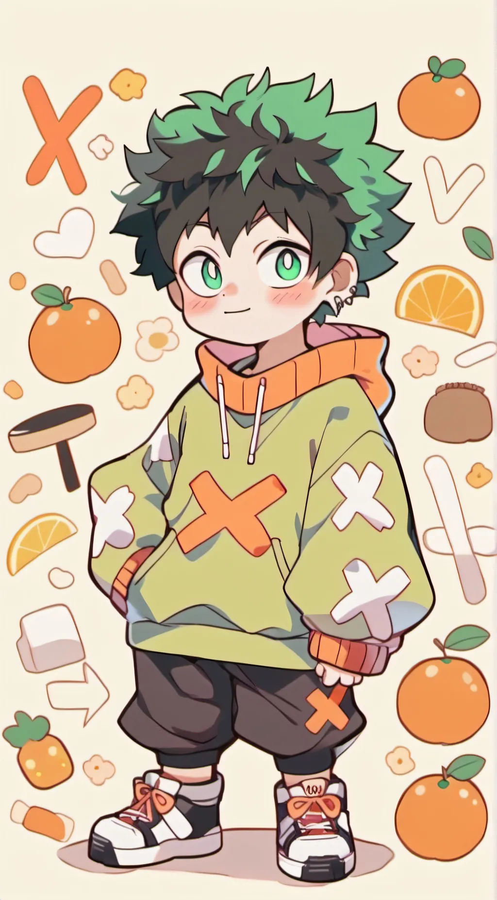 ai character: Izuku midoriy background