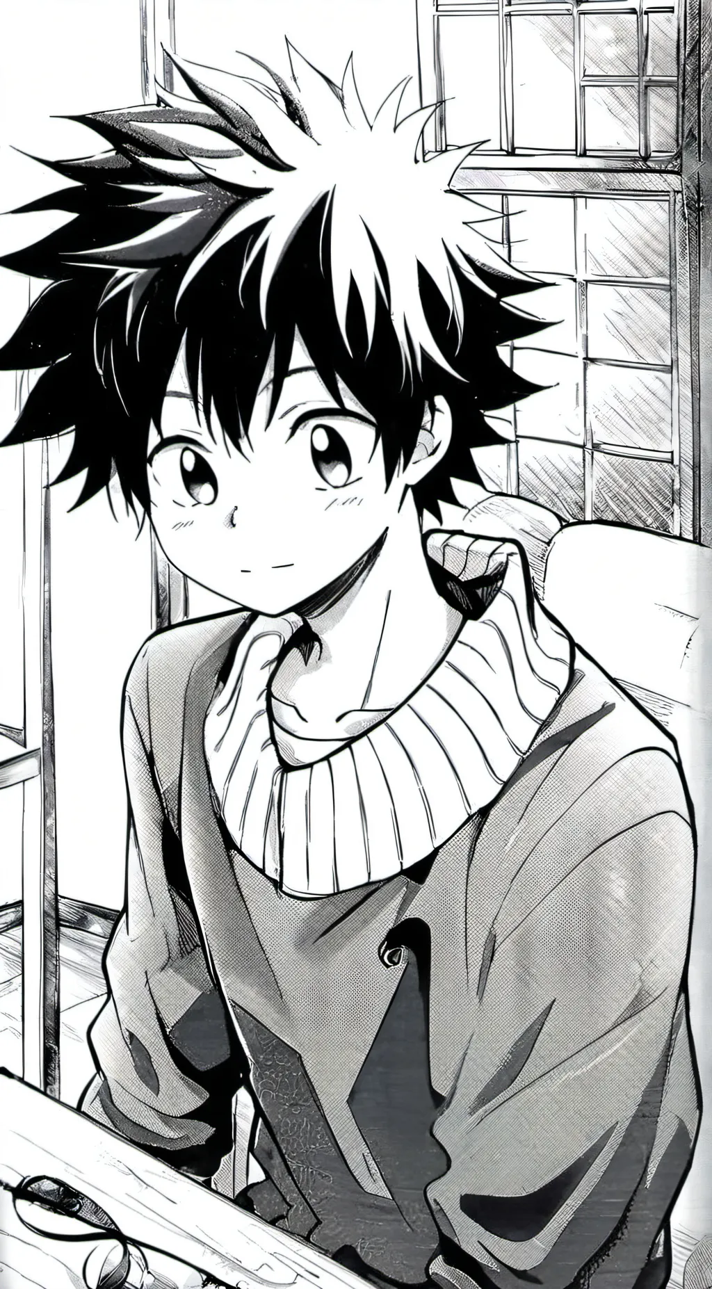 ai character: Deku background