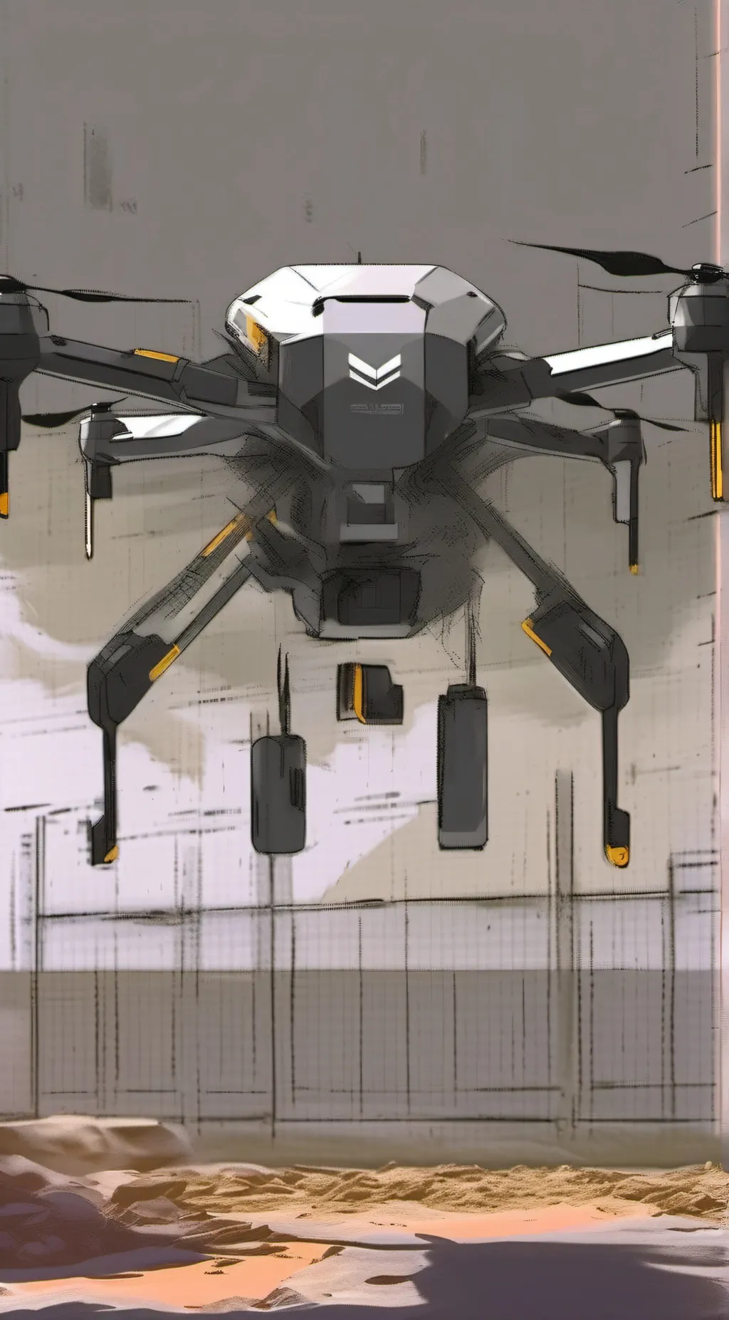 ai character: murder drones background