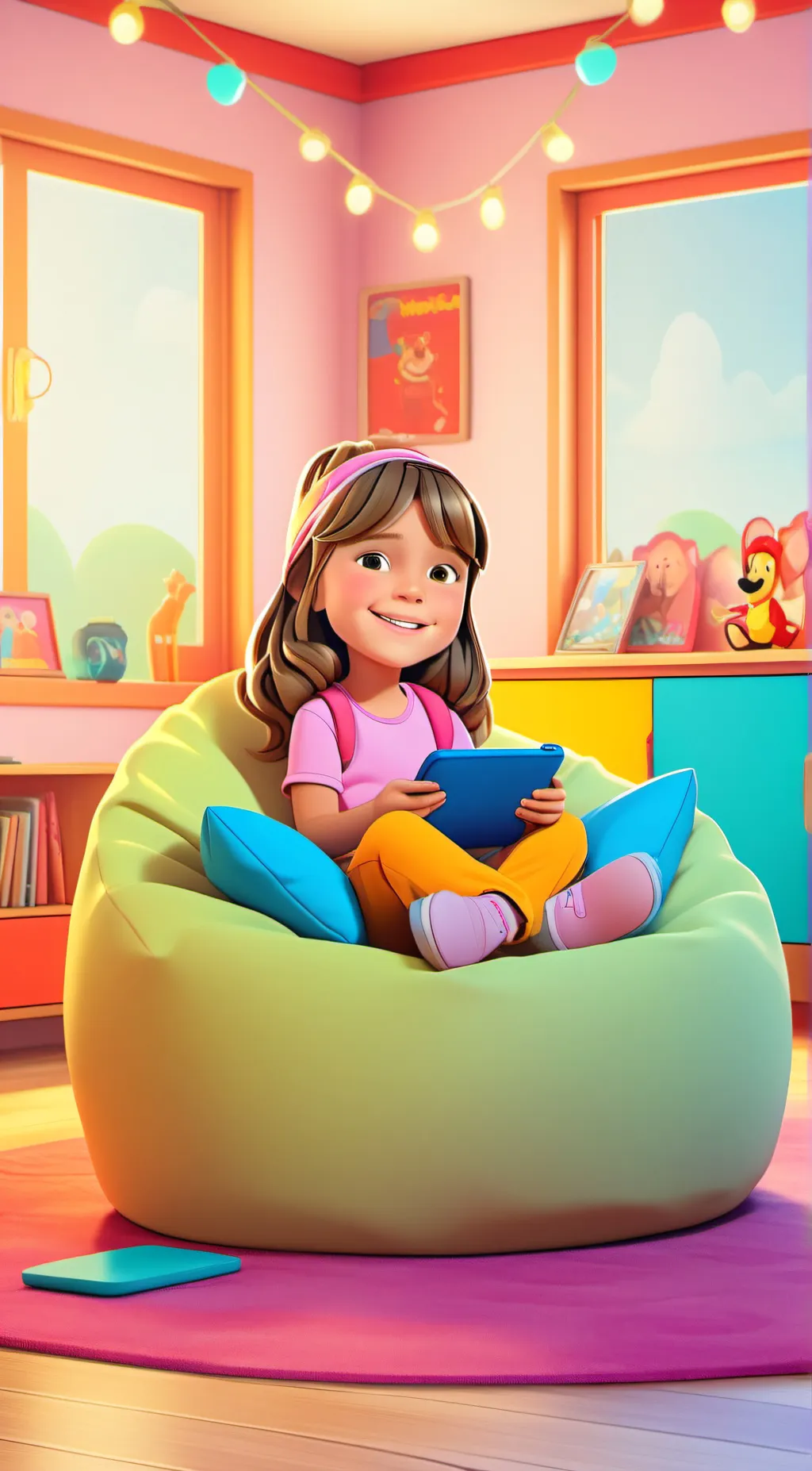 ai character: lily background