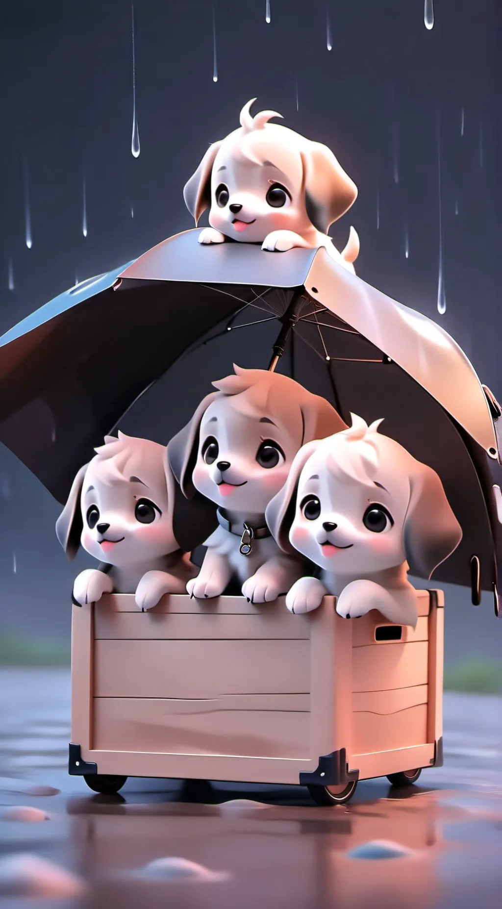ai character: stormy... background
