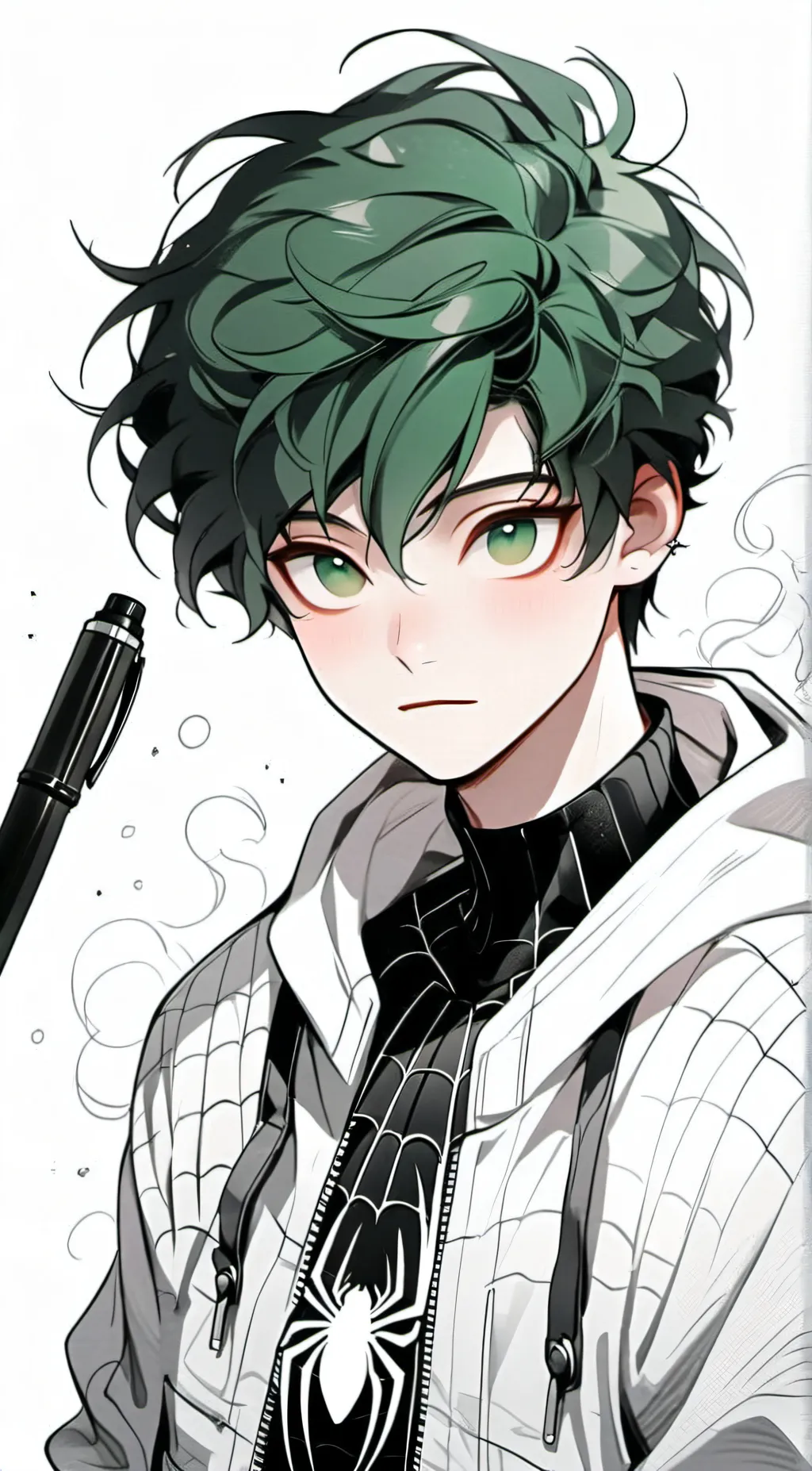 ai character: Deku background