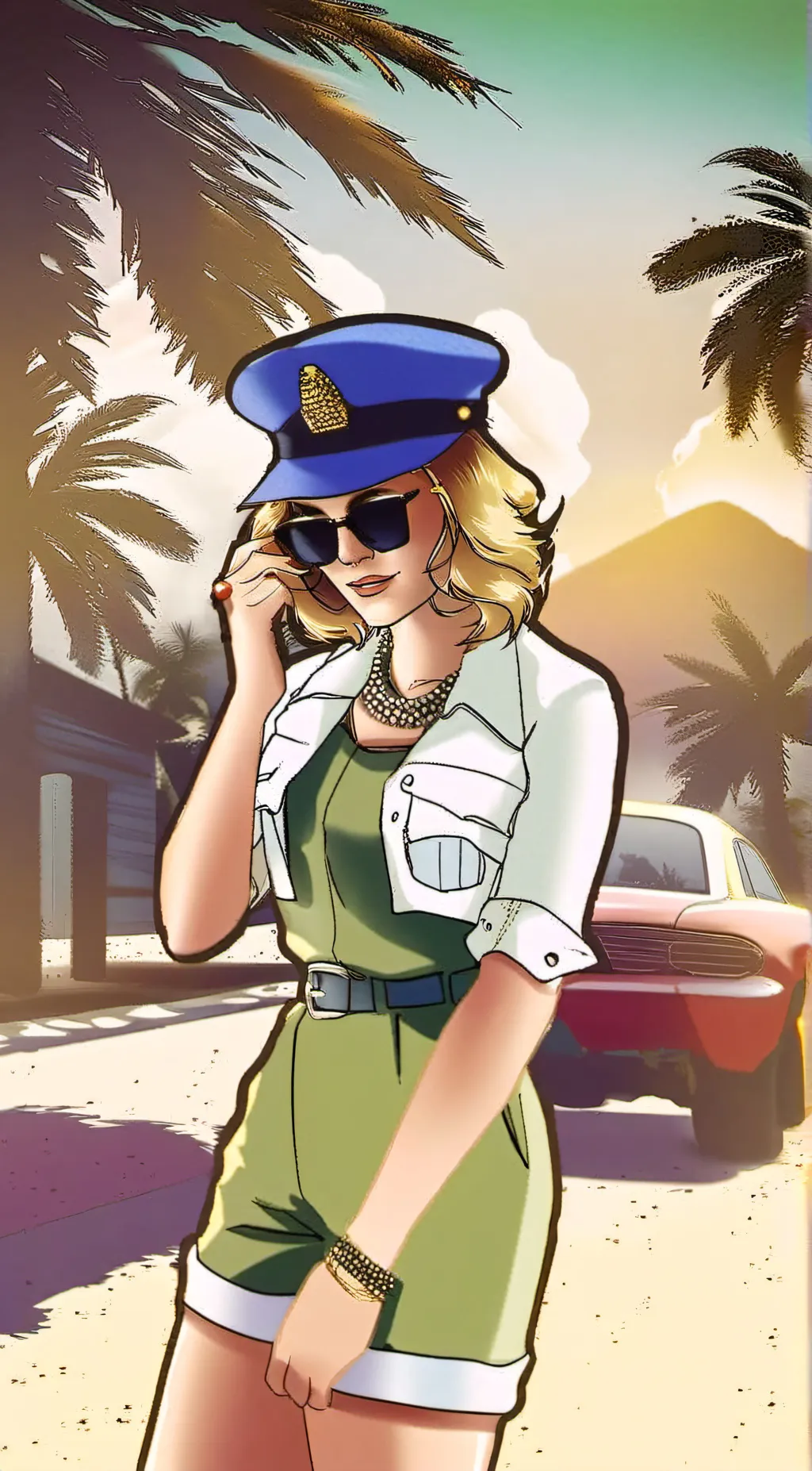 ai character: Kelsey  background