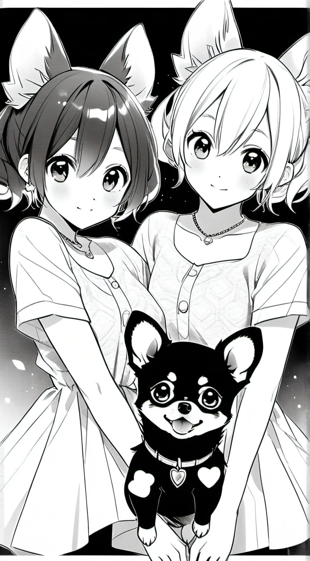 ai character: Emily and Emma background
