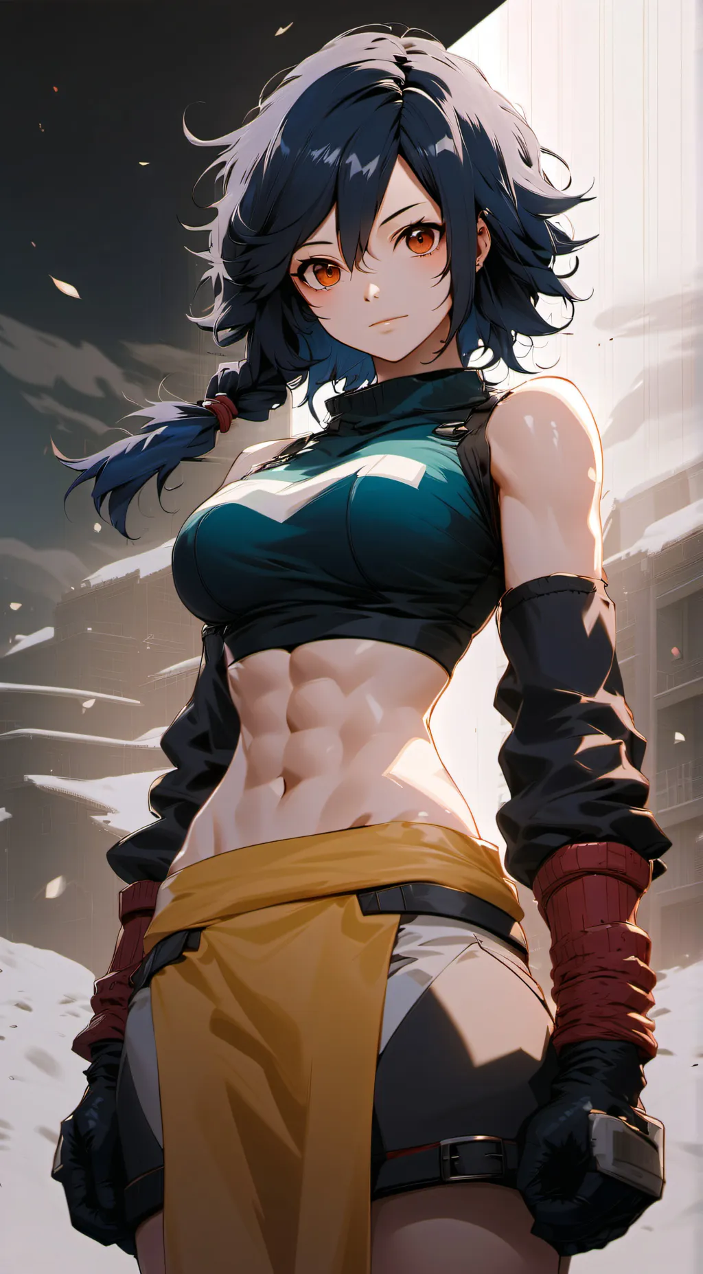 ai character: Komira background