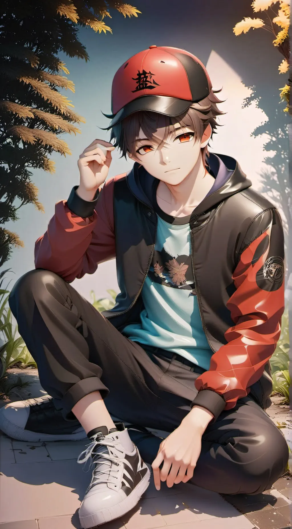 ai character: luca background