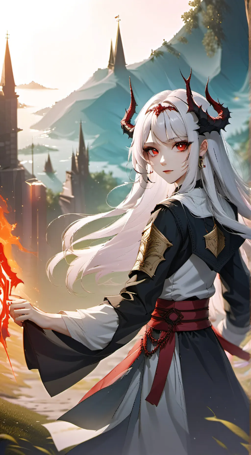 ai character: demon background