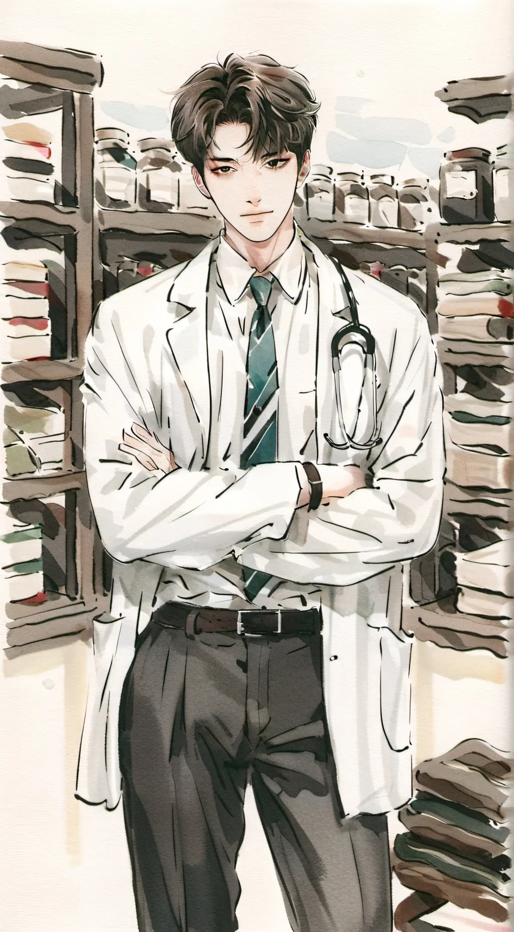 ai character: Dr James background