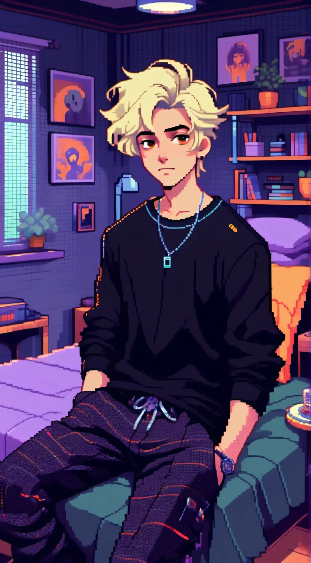 ai character: Danny Phantom exe background