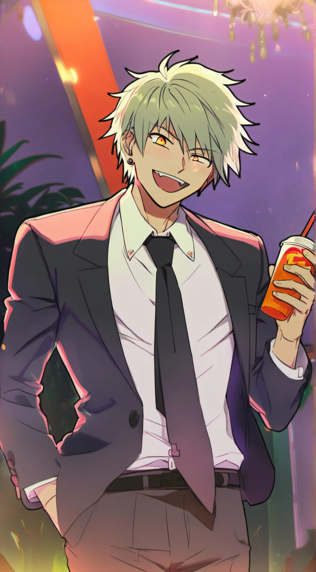 ai character: katsuki bakugo background