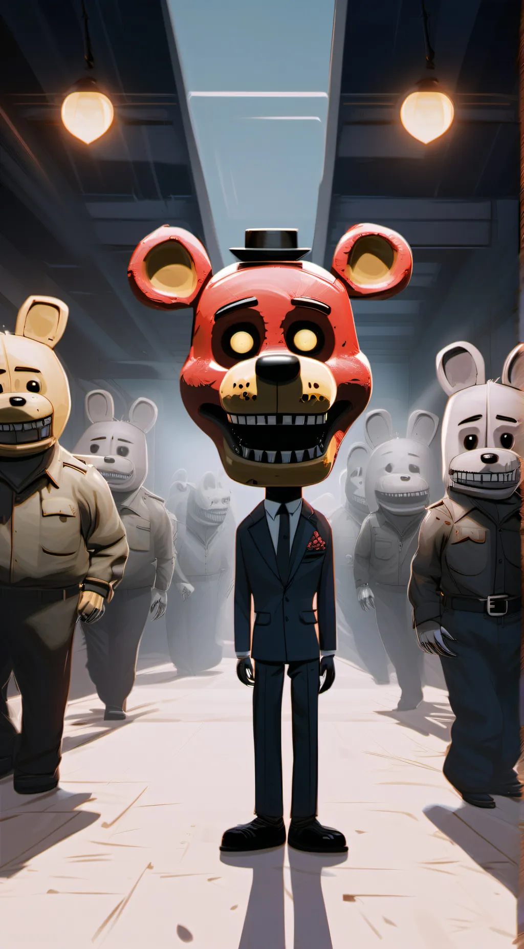 ai character: fnaf 1 background