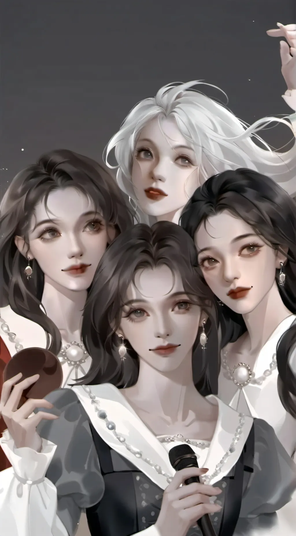 ai character:  group wildgirl background