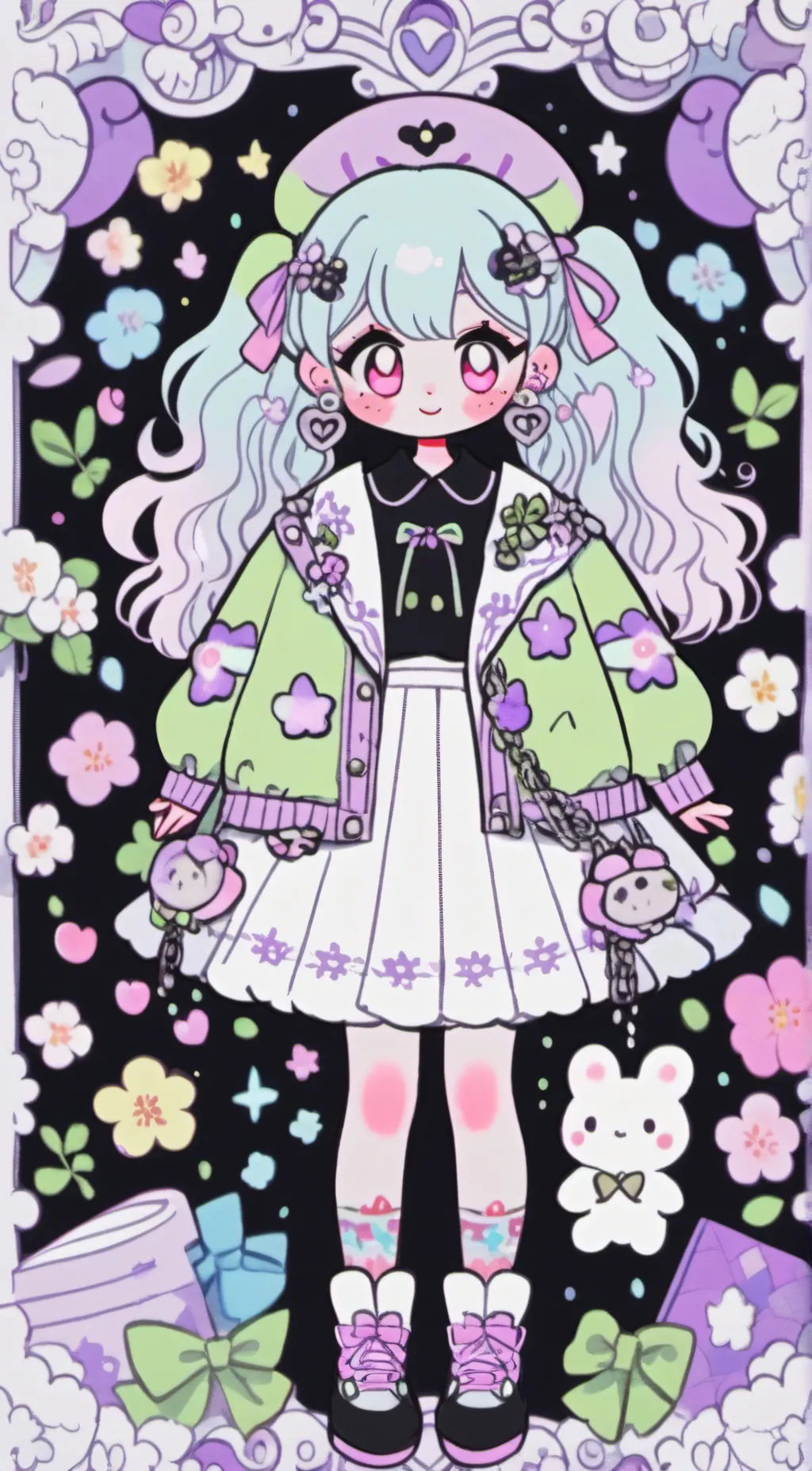ai character: isabella  background