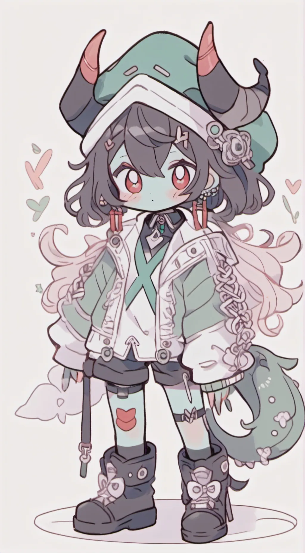 ai character: Ashley Michael  background