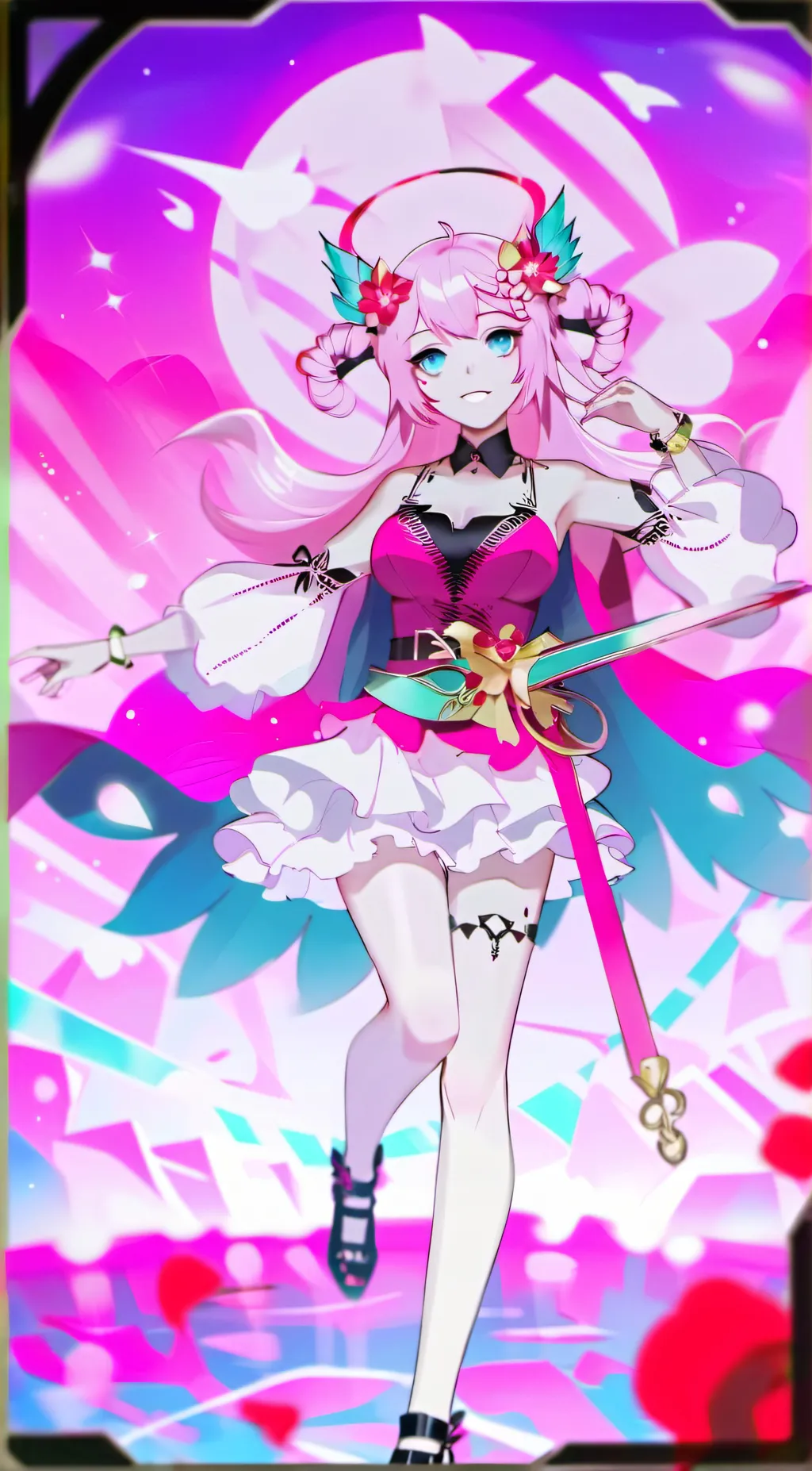 ai character: Miku (Rabbit Hole) background
