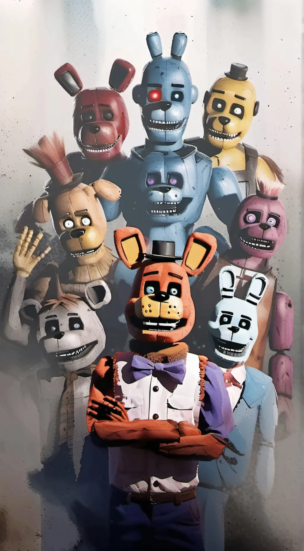 ai character: FNAF 1 background