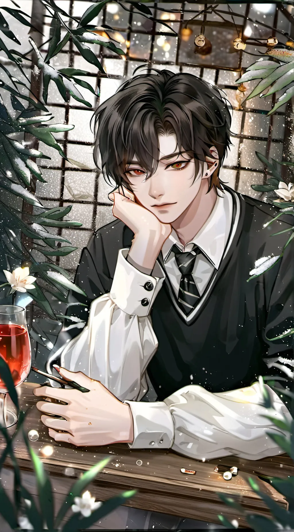 ai character:  ☆•Xiao •☆  background