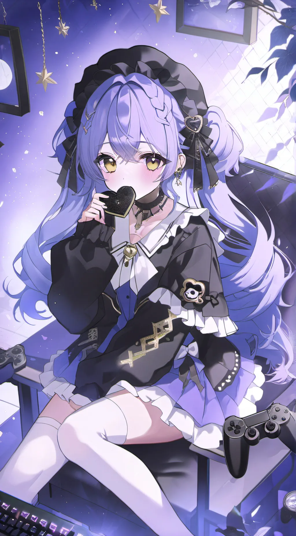 ai character: Luna background
