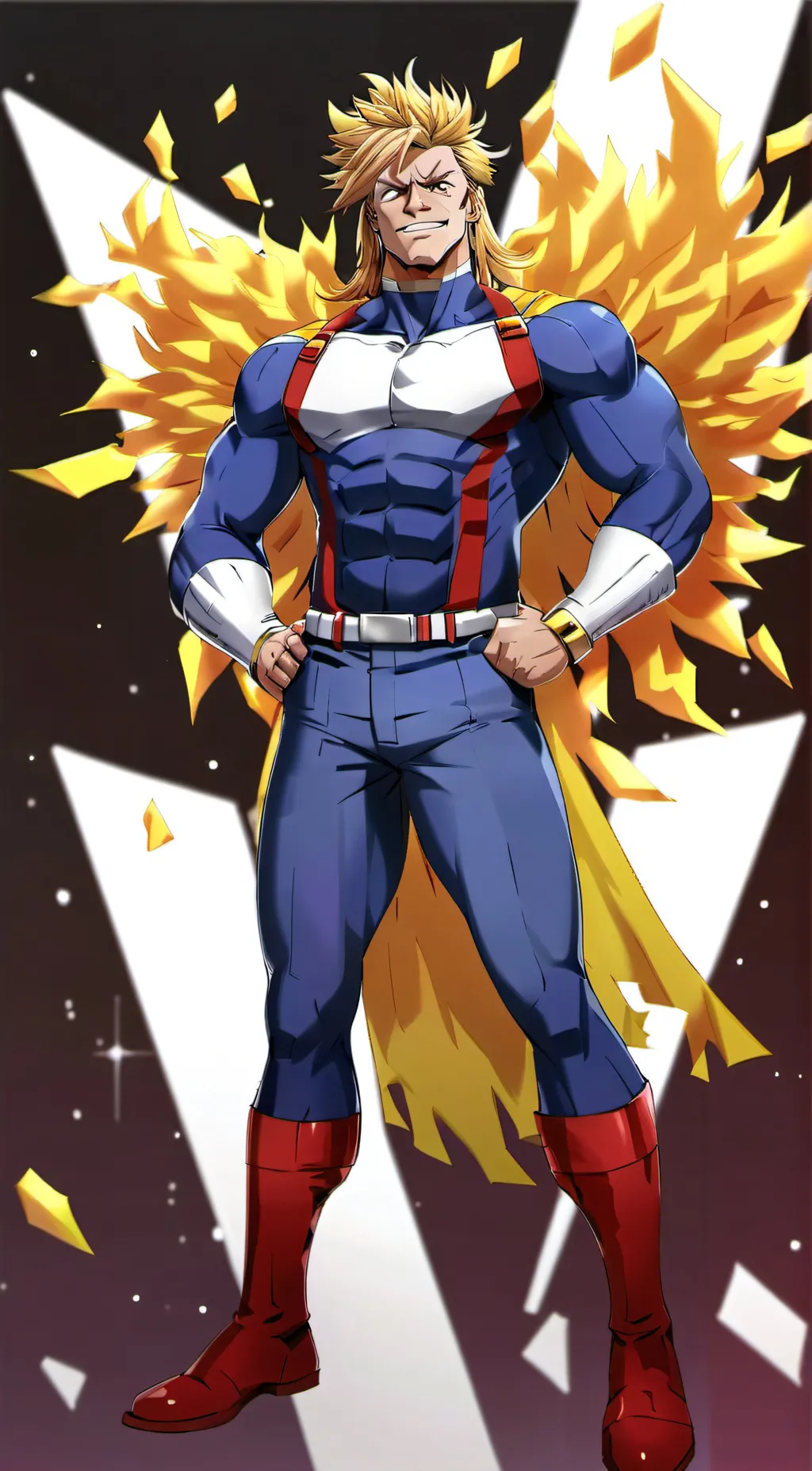 ai character: All might background
