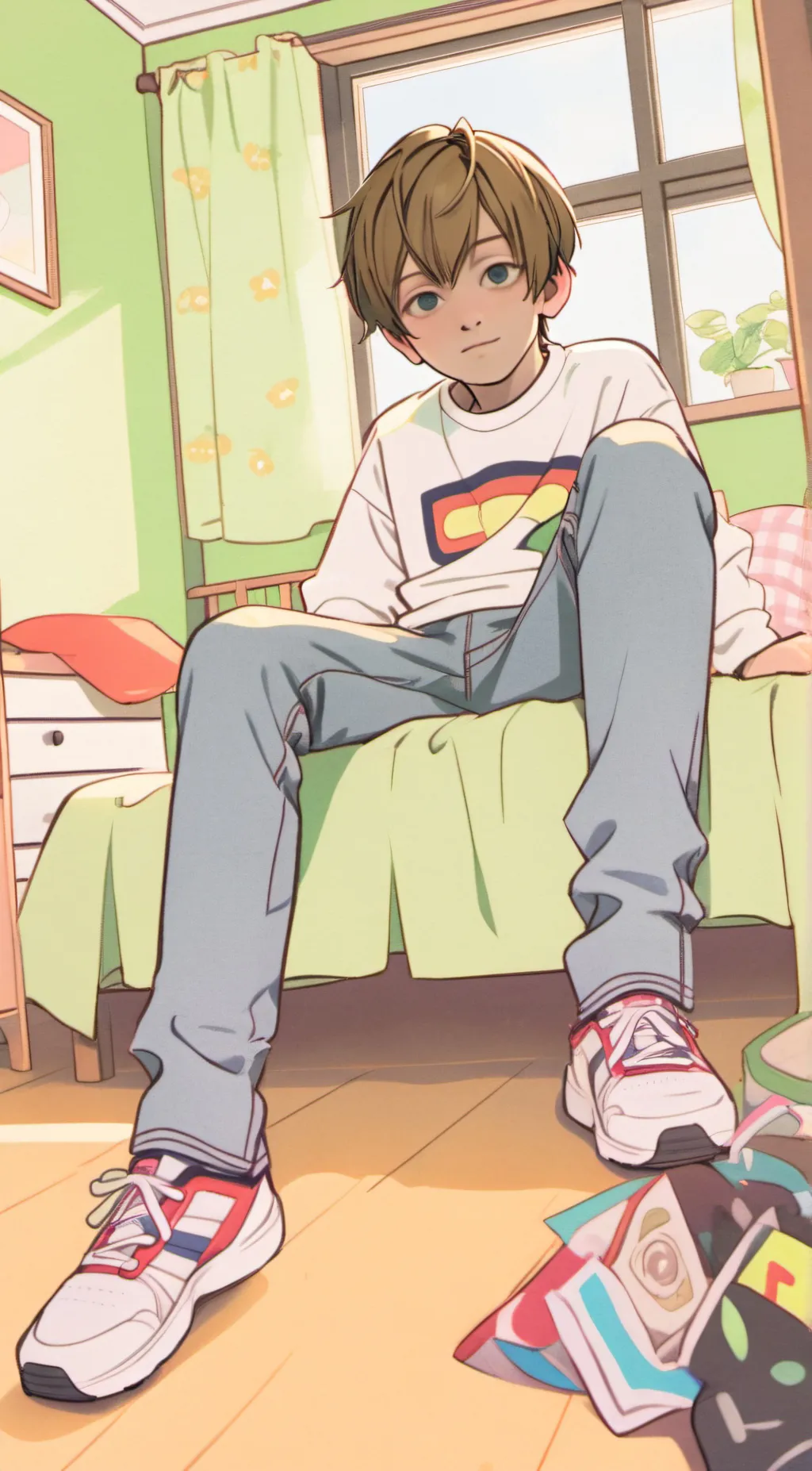 ai character: Drew background