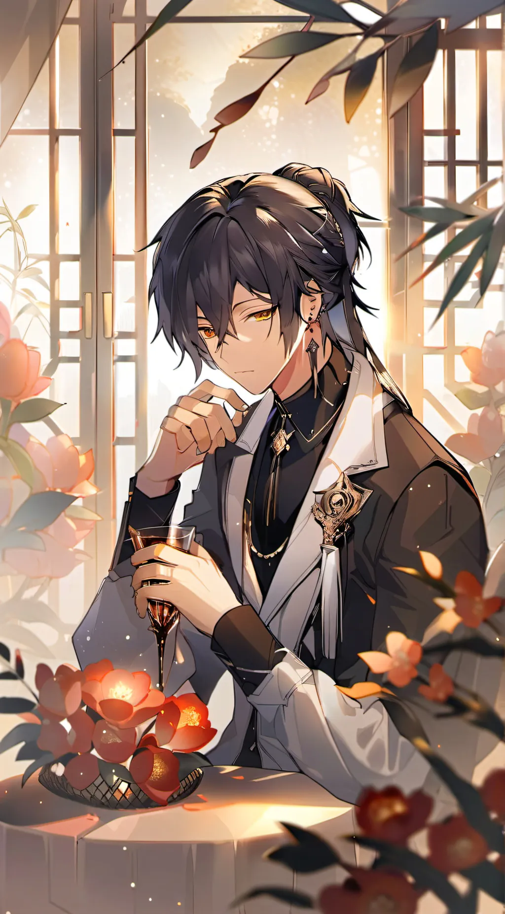 ai character: kanato  background
