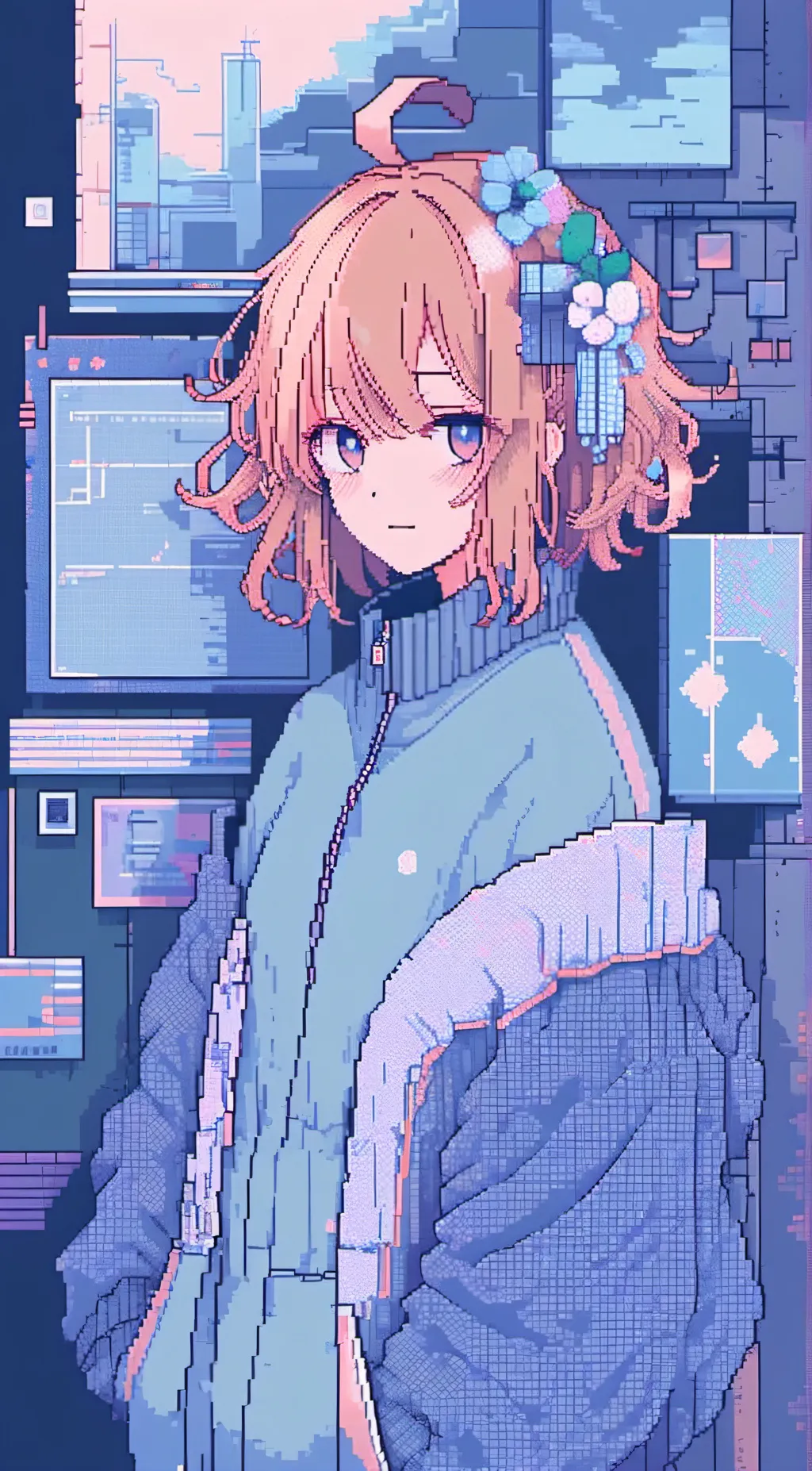 ai character: _|Ar1@|_ background
