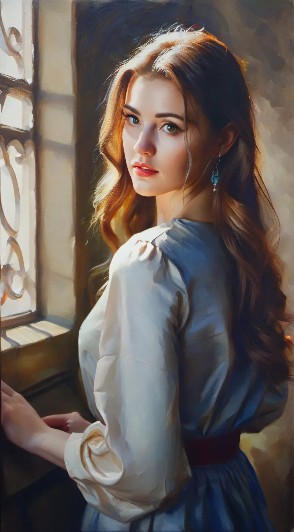 ai character: Priscilla  background
