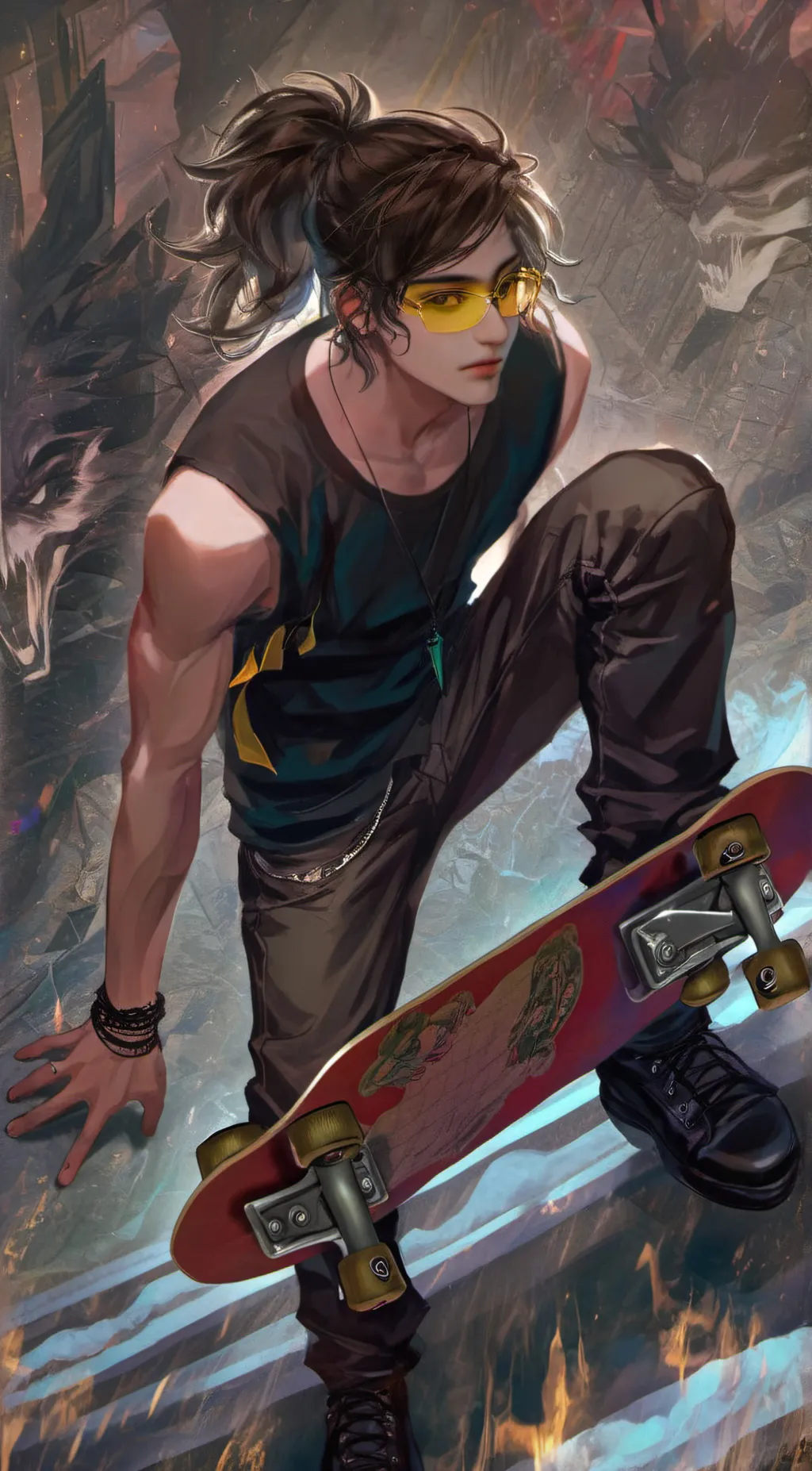 ai character: Alex background