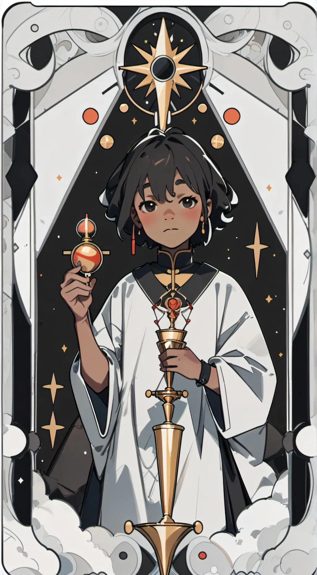 ai character: Honey background